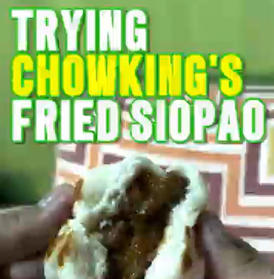Trying Chowking's Fried Siopao