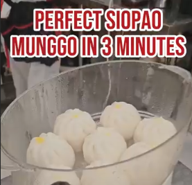Perfect Siopao Munggo in 3 Minutes