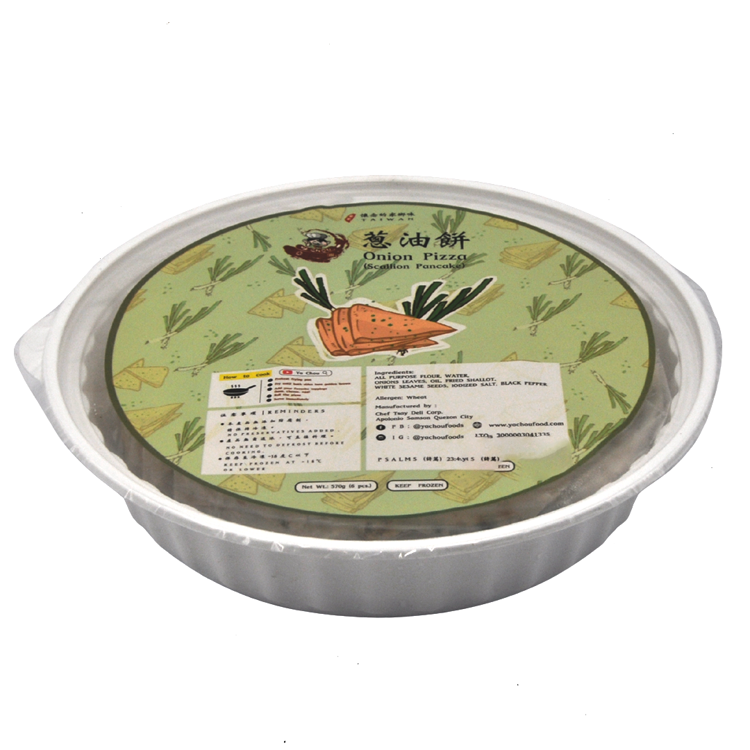 Ya Chou Scallion Pancake Onion Pizza (6pcs)