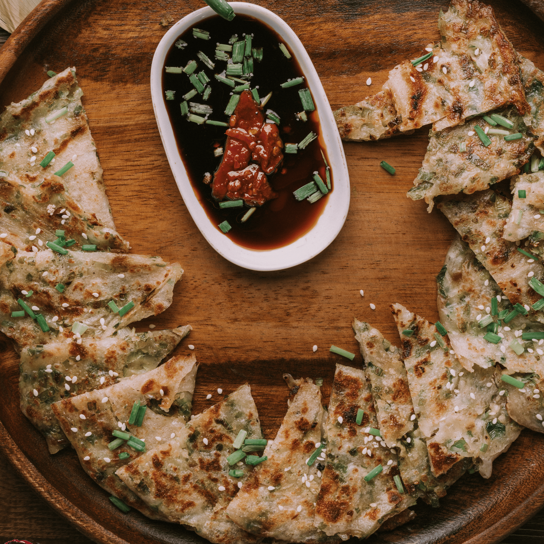 Ya Chou Scallion Pancake Onion Pizza (6pcs)