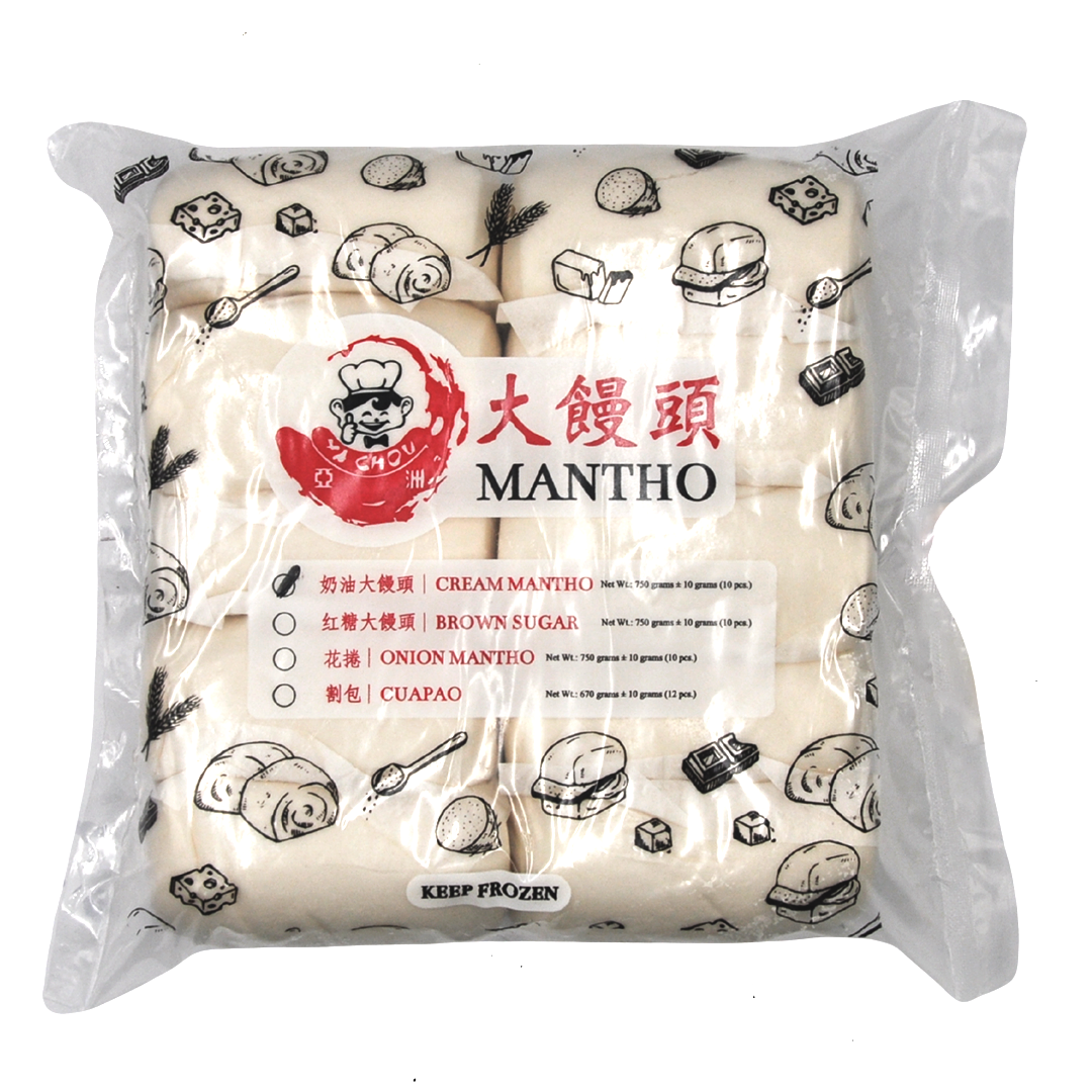 WHOLESALE Ya Chou Mantou Steamed Buns - Cream (Large, 10 pcs)