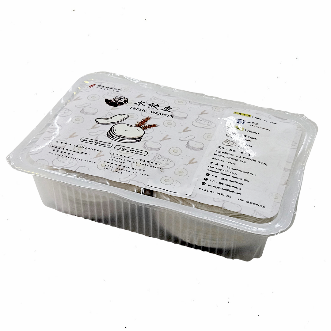 Ya Chou Fresh Dumpling Wrapper - Tray Packed (500g)