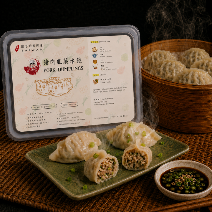 Ya Chou Fresh Dumplings - Pork w/ leeks
