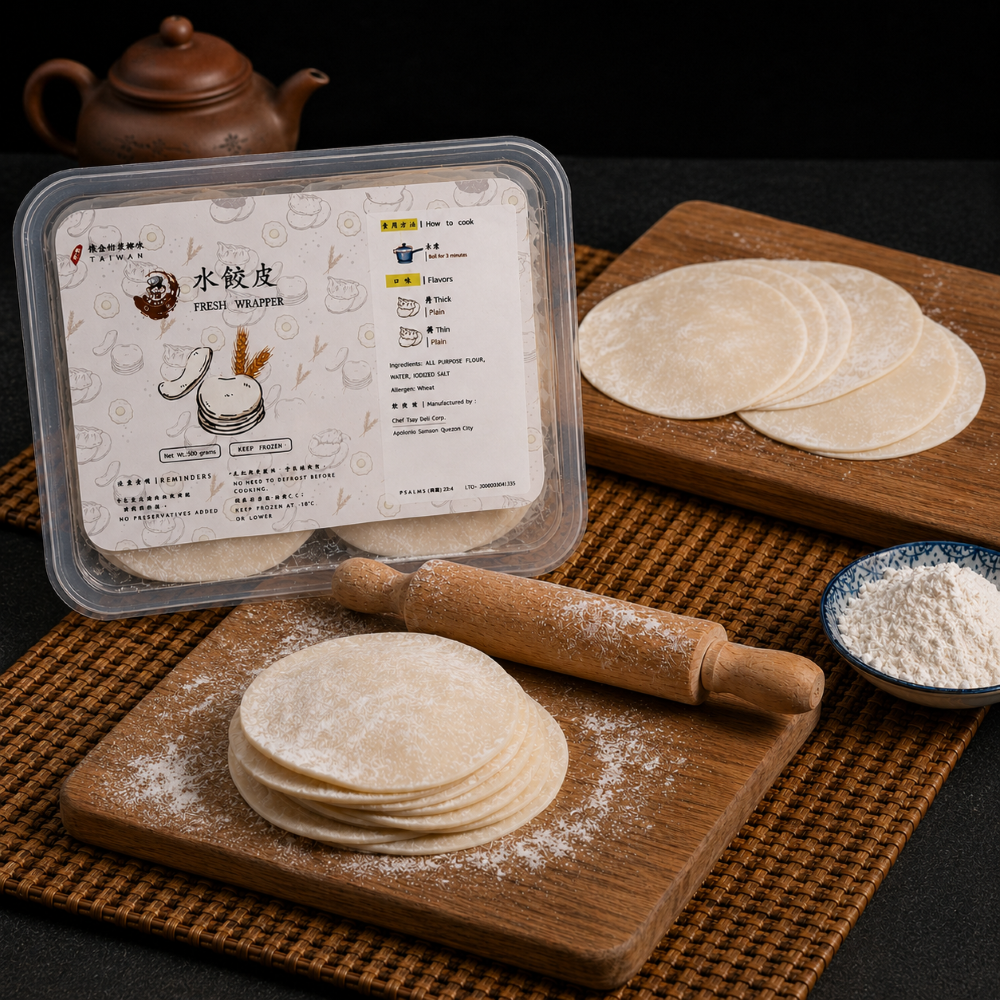 Ya Chou Fresh Dumpling Wrapper - Tray Packed (500g)