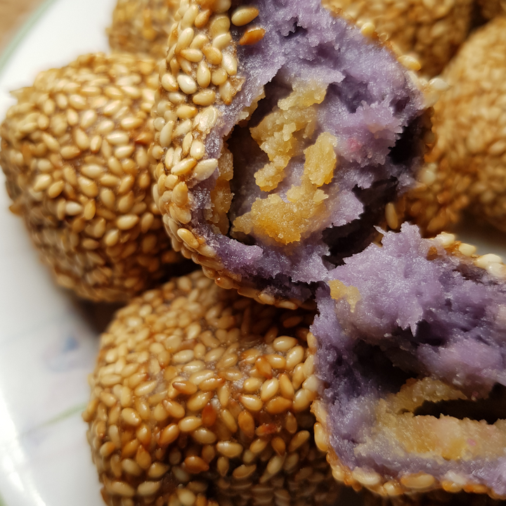 WHOLESALE Ya Chou Gabi Taro Ball w/ Salted Egg Yolk (12pcs)