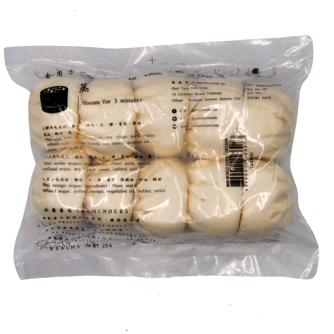 Ya Chou Siopao Monggo Mung Bean - Small (10pcs)