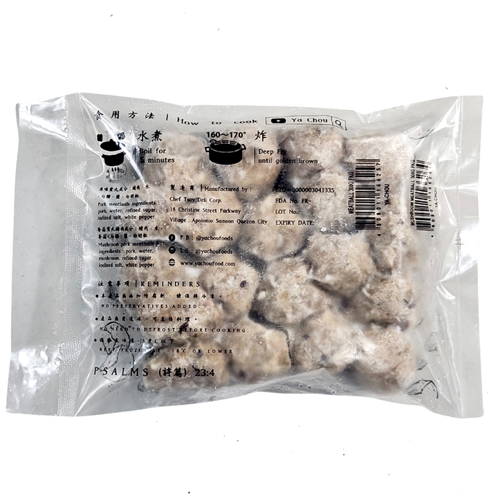 Ya Chou Pork Mushroom Meatballs (300g)