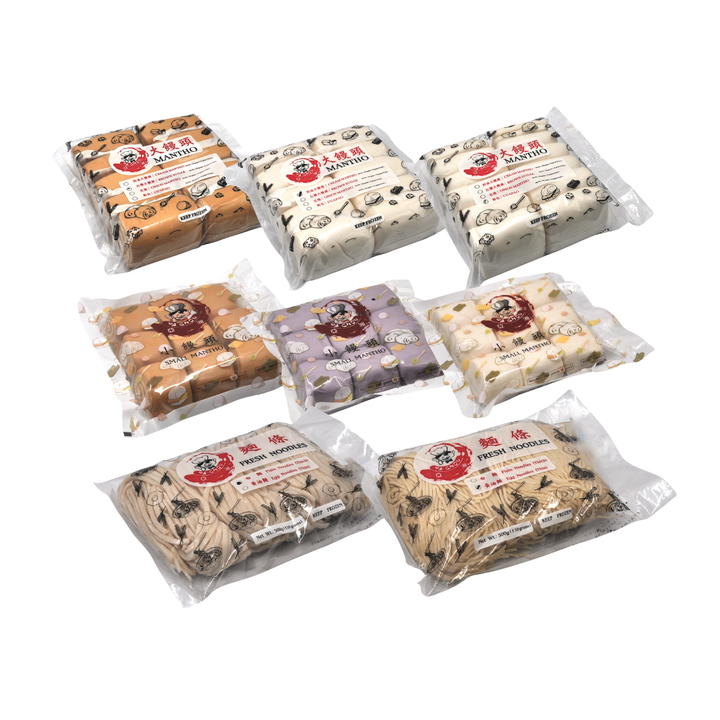 Ya Chou R&D Culinary Innovation Kit - Big & Small Mantou, Fresh Noodles, Dumpling Wrappers
