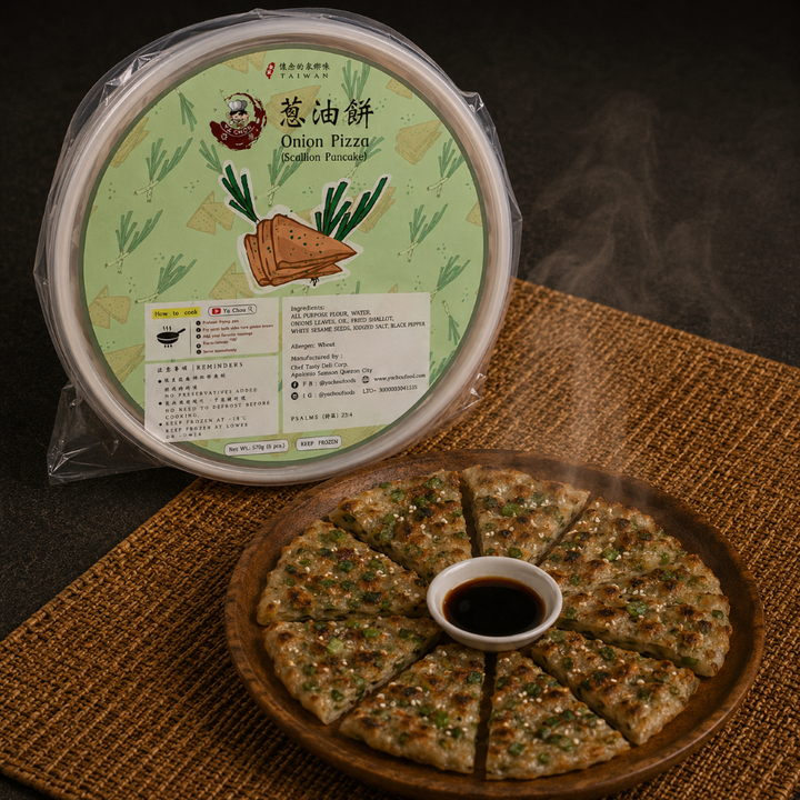 Ya Chou Scallion Pancake Onion Pizza (6pcs)