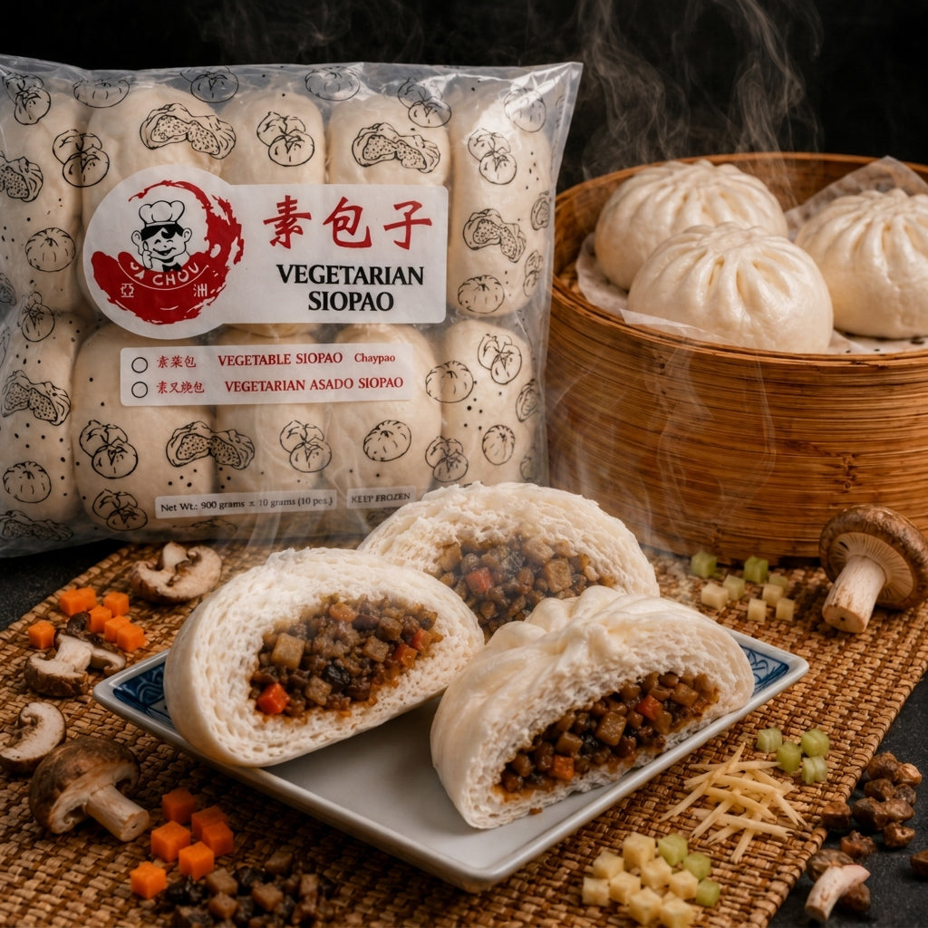 Ya Chou Siopao Vegetarian Asado - Small (10pcs)