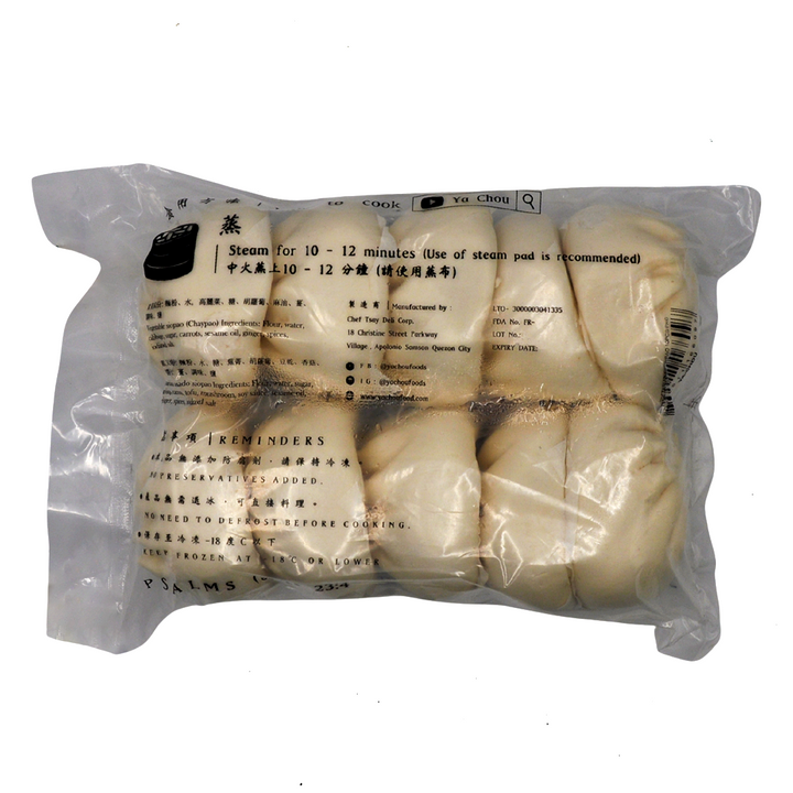 Ya Chou Siopao Vegetarian Chaypao - Small (10pcs)
