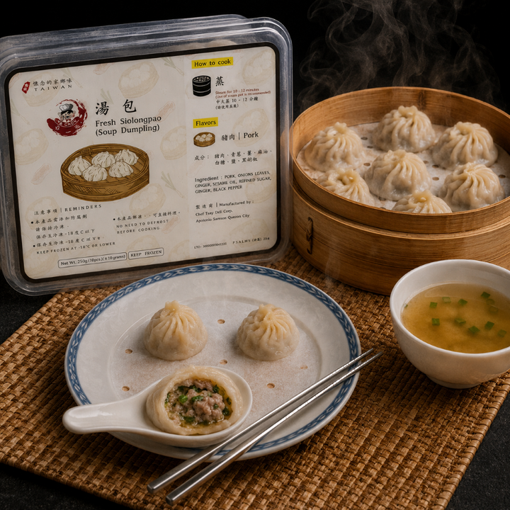 Ya Chou Fresh XiaolongBao Soup Dumplings (10pcs)
